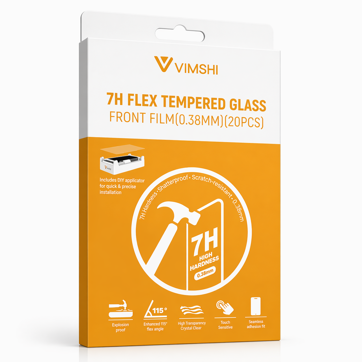 Vimshi 7H HD 0.38mm Flex Glass Screen Protector Hydrogel Film