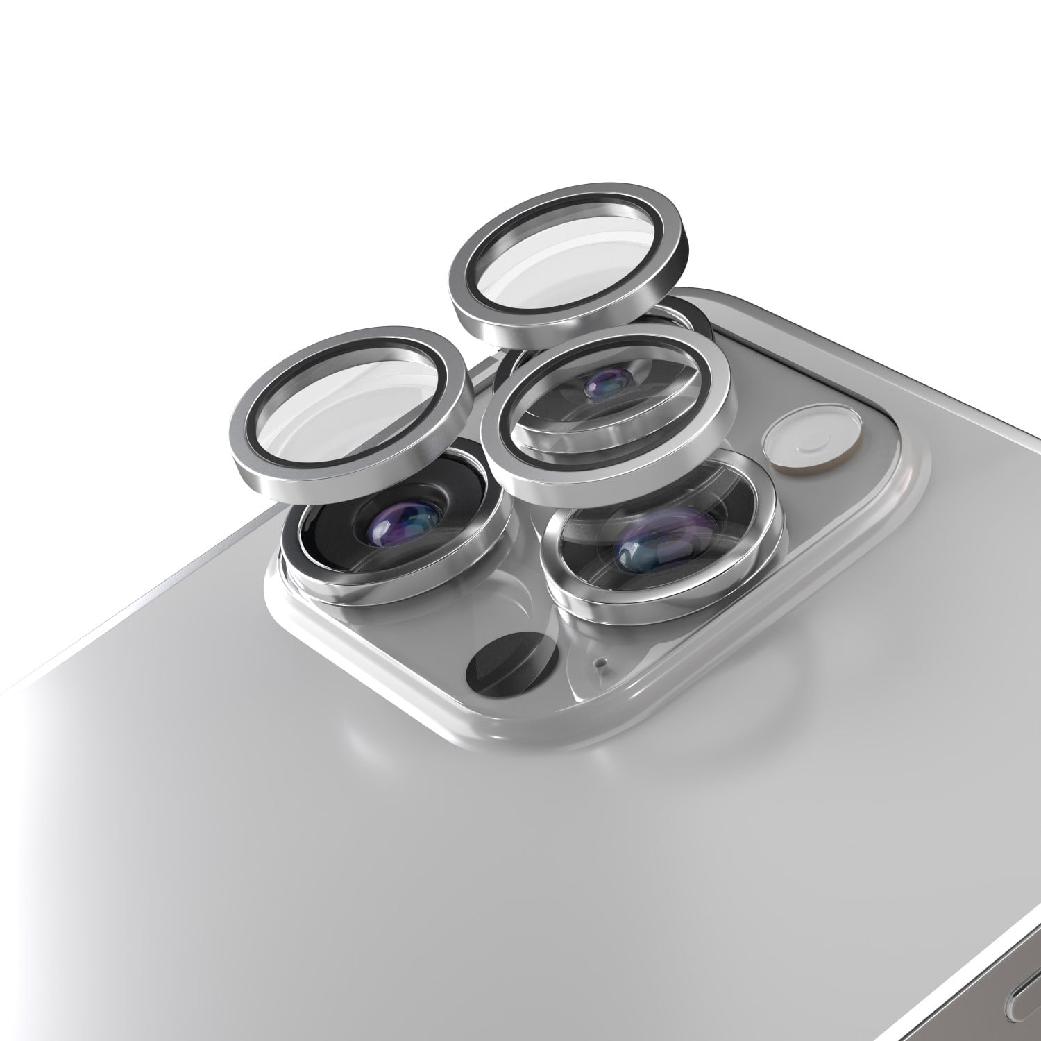 Apple iPhone 14 Pro / 14 Pro Max - Camera Glass Ring Silver