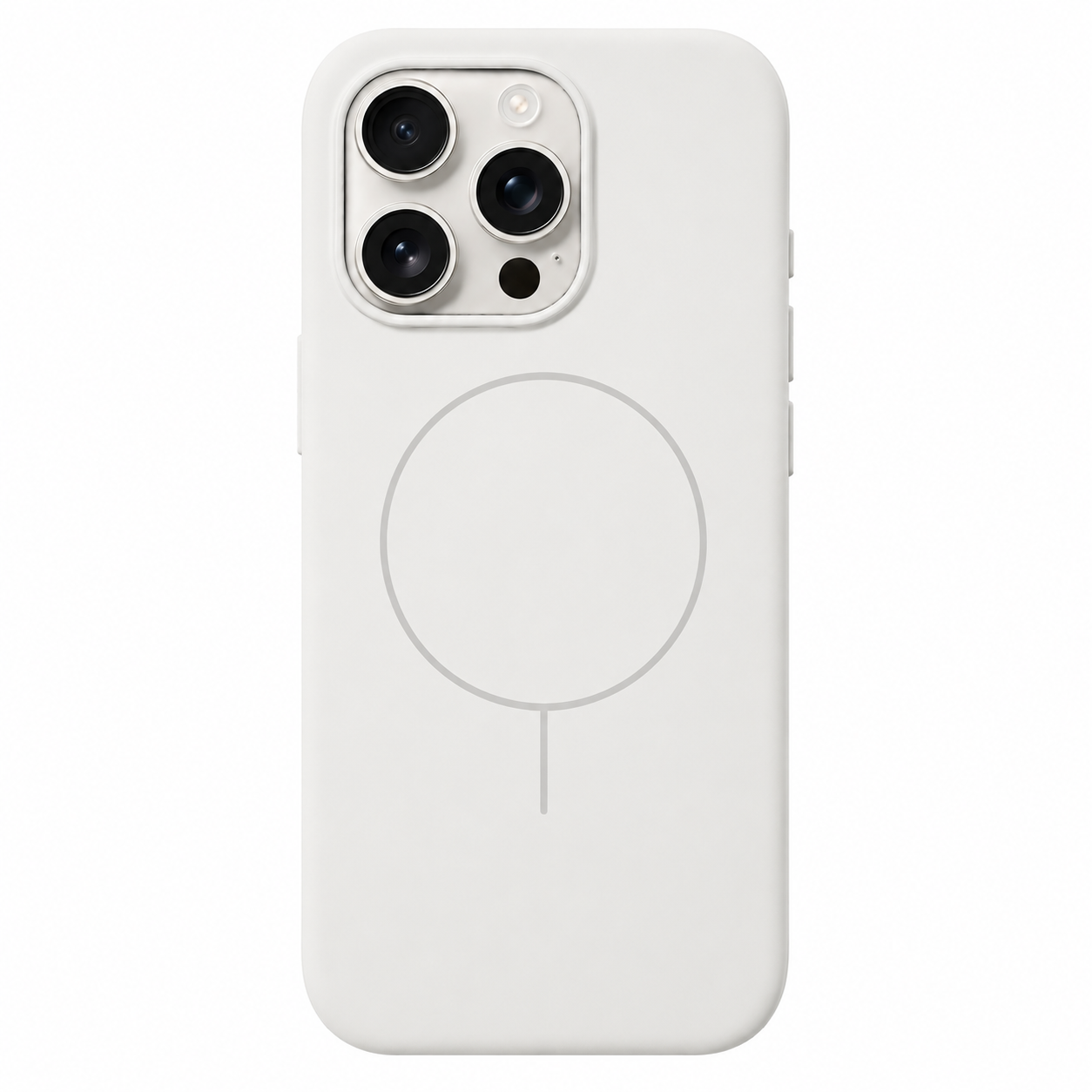 Θήκη Soft Touch MagSafe Magnetic 2mm MobiCase για iPhone 17 Λευκή Magsafe