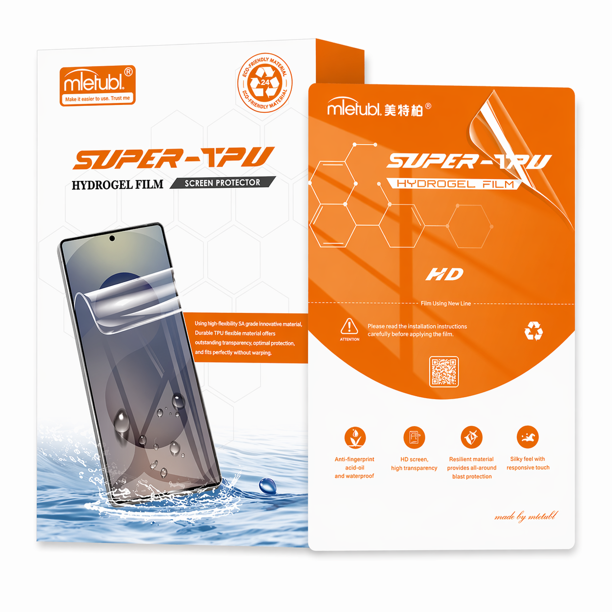 Mietubl Super-TPU HD Hydrogel Film Screen Protector Sheets Mietubl