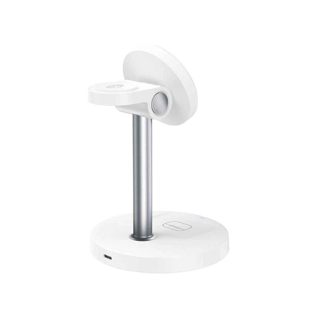 XO Wireless Charger 15W 3in1, white - CX038