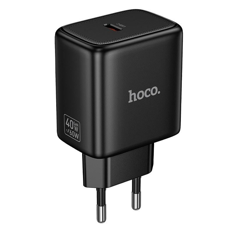 Hoco Phone GaN charger USB C PD AVS 40W max 60W N83 black - Image 4