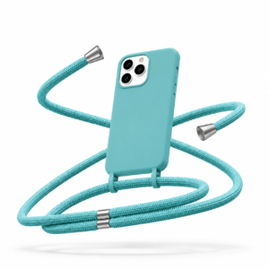 Θήκη Σιλικόνης με Κορδόνι για Samsung Galaxy A25 Mobicase – Τιρκουάζ
