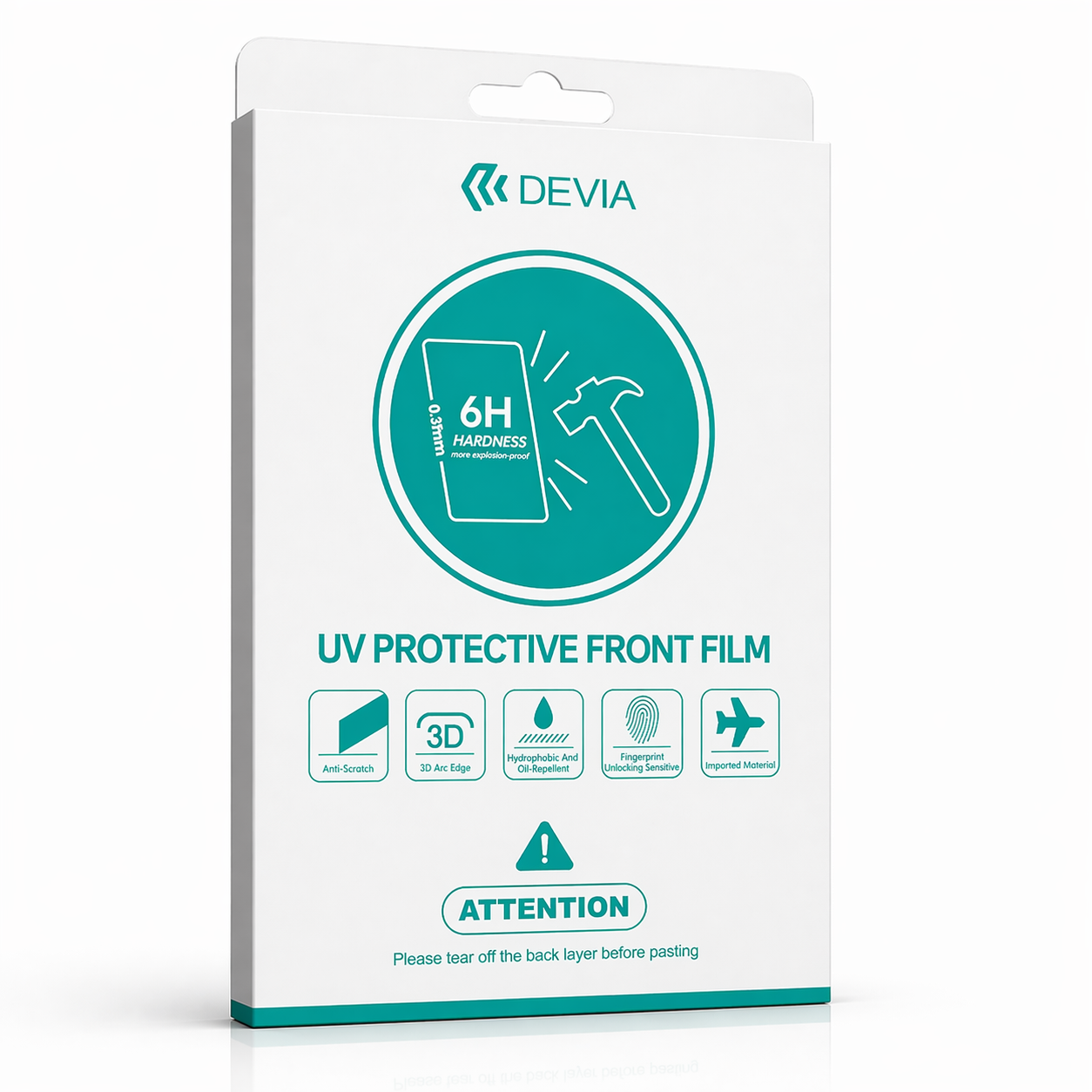 Devia UV HD Set of smartphone film 0,19mm 6H for cutting machine