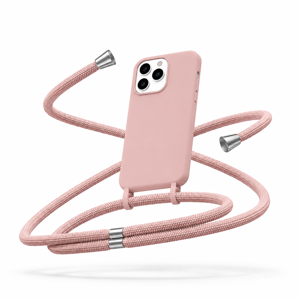 Θήκη Σιλικόνης με Κορδόνι για Xiaomi Mi 12T/12T Mobicase – Nude