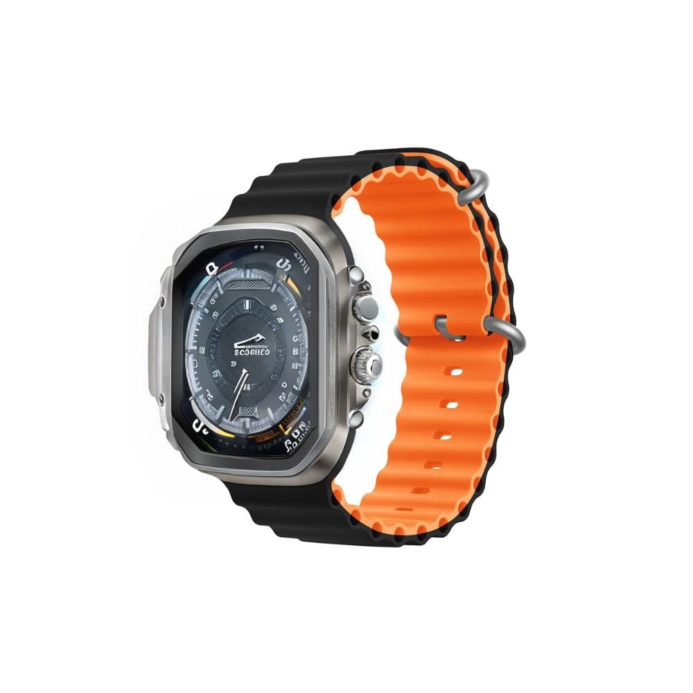 Devia strap Deluxe Sport6 for Apple Watch 42mm / 41mm / 40mm / 38mm black orange
