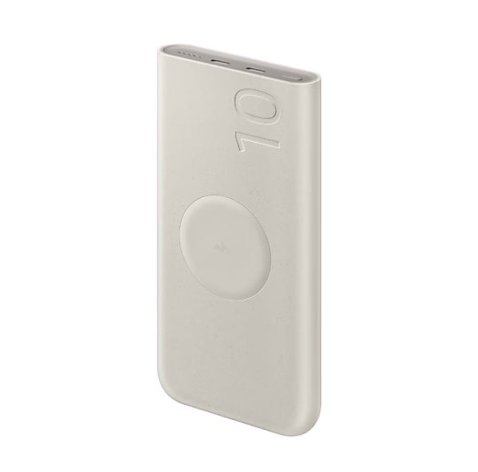 EB-U2510XUE Samsung Wireless Powerbank 2x USB-C 25W 10000mAh Beige