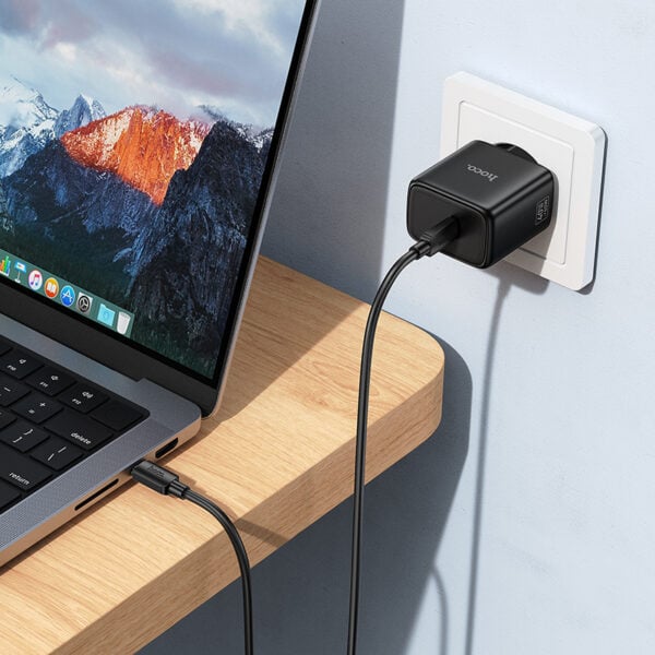Hoco Phone charger USB C QC PD 45W N77 black - Image 7