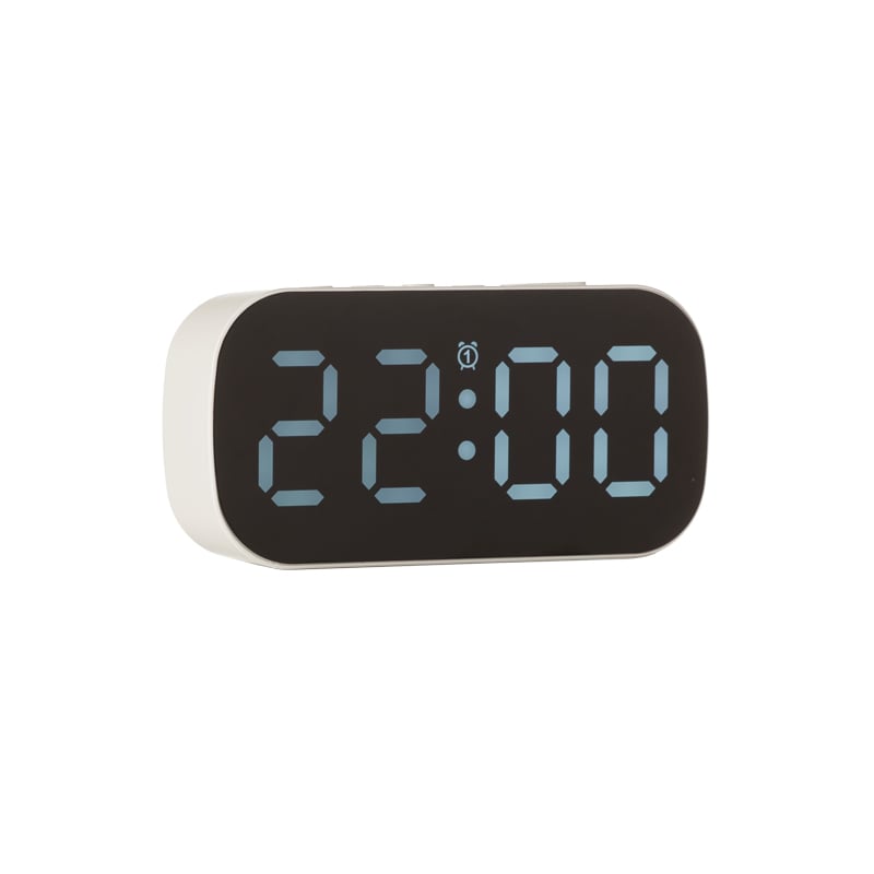Osio OCA-3015W ξυπνητήρι με ένδειξη θερμοκρασίας και ημερομηνίας, Λευκό