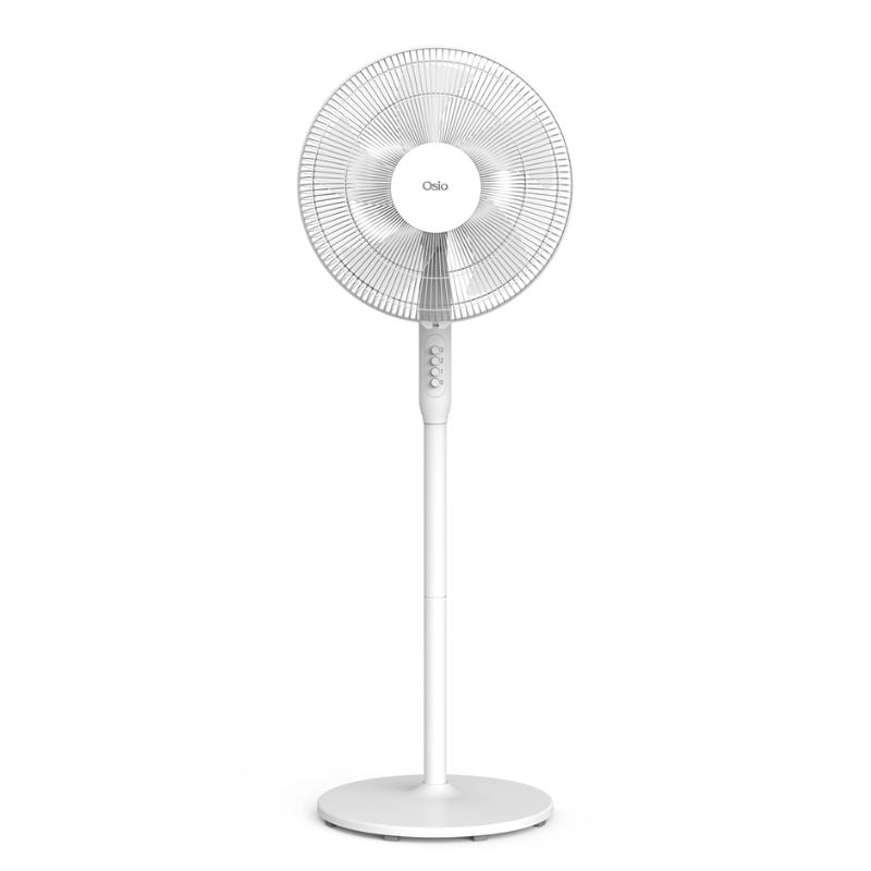 Osio OSF-9005 Λευκός ανεμιστήρας δαπέδου 3 σε 1, 16” και 3 ταχυτήτων-50W