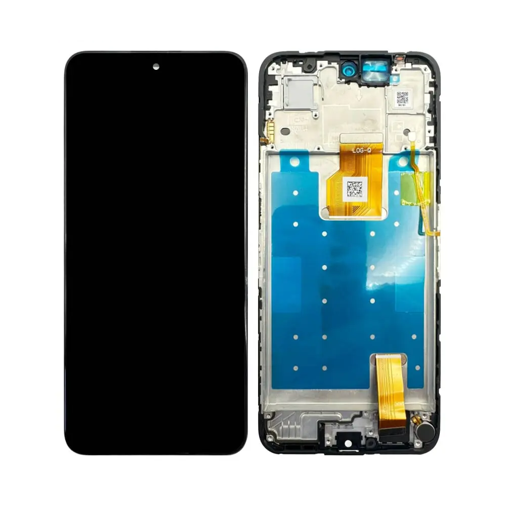 Honor 400 Smart 4G - LCD Display + Touch Unit + Front Cover Black Original (Service Pack)