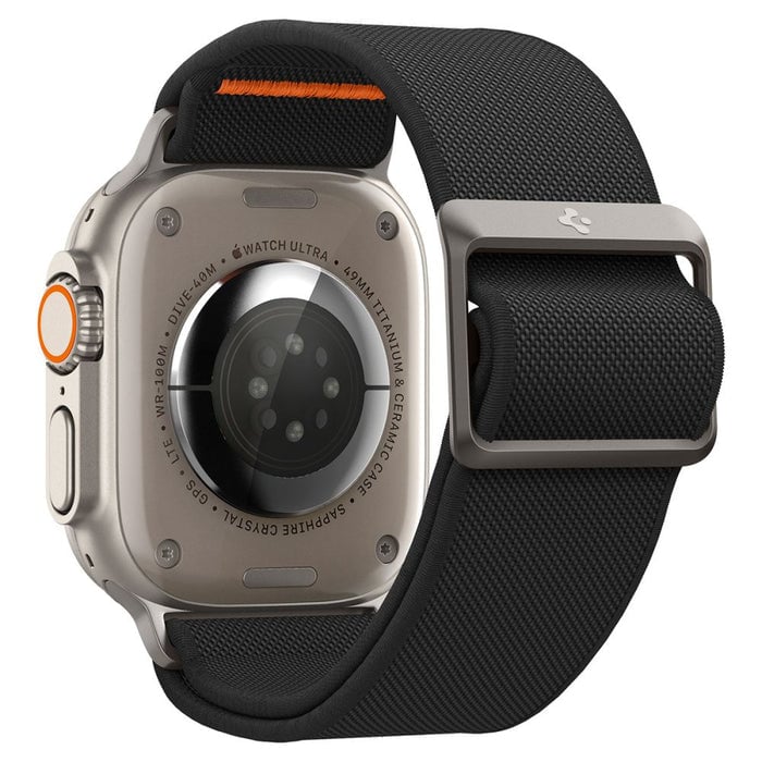 Spigen Λουράκι Apple Watch 8/9/10/11 - SE (1/2/3) - Ultra (1/2/3) – 44/45/46/49mm Fit Lite Ultra - Black
