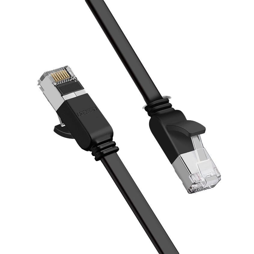 UGREEN LAN cable Flat pure copper 1m black - NW101 / 50184