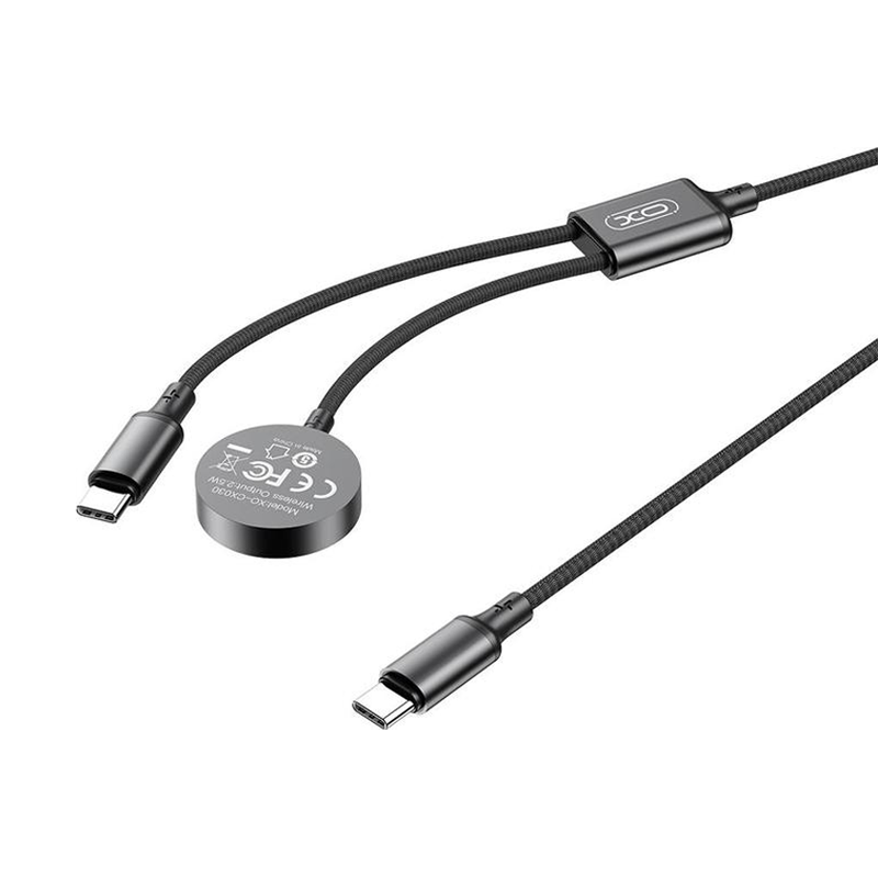 XO Wireless 2in1 Apple Watch + Type-C, CX030 black - Image 3