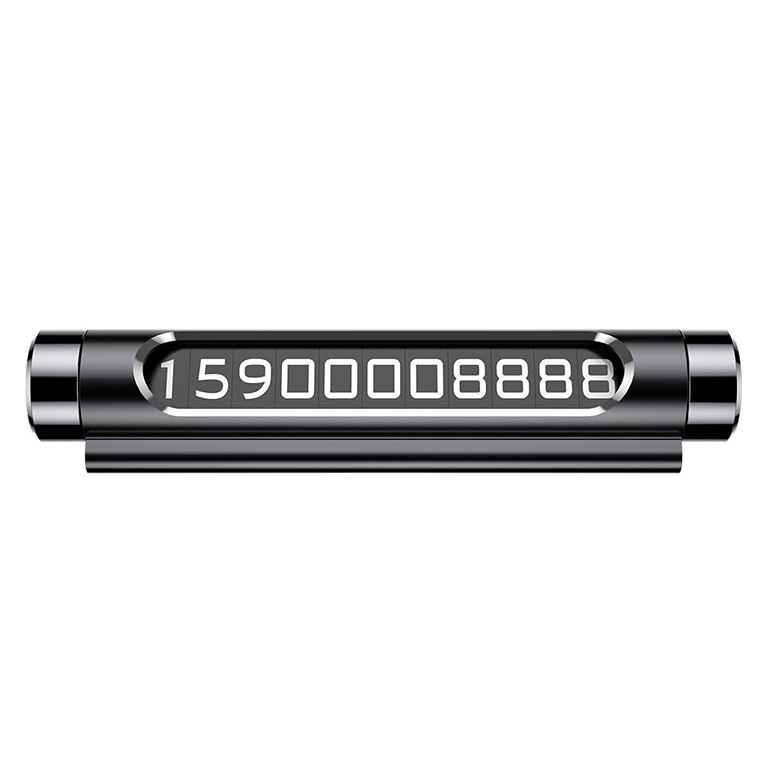 BASEUS Space Cabin Temporary Parking Number Plate, ACNUM-01 black