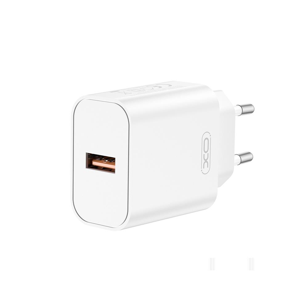 XO wall charger CE33 QC 18W USB-Α white + cable Lightning - Image 3