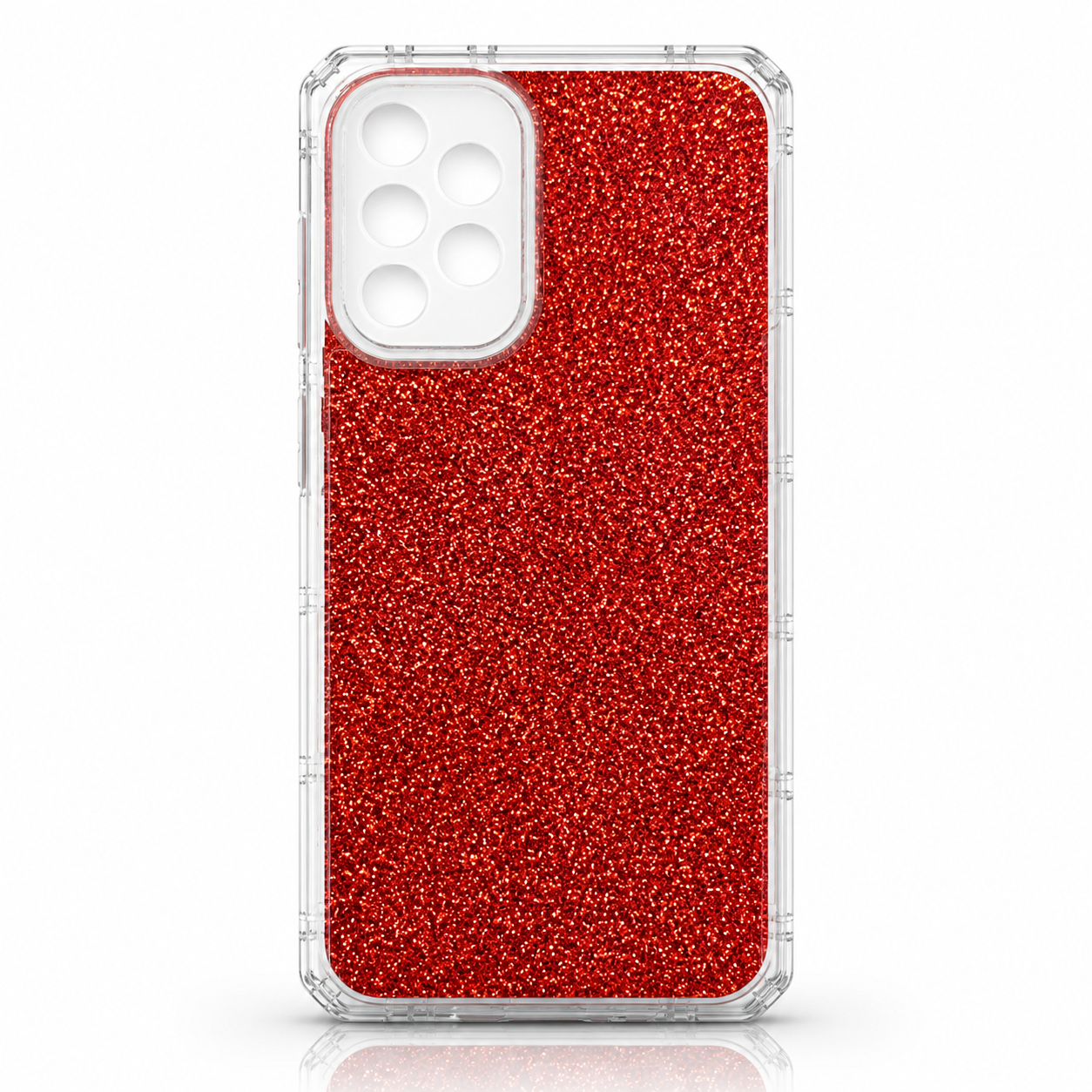 Θήκη Glitter 3in1 για Samsung Galaxy A13 4G ΚΟΚΚΙΝΗ