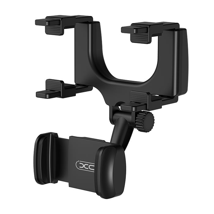 XO Car Holder C70 Black Βάση Κινητού Αυτοκινήτου για Καθρέπτη με Περιστροφή 360°