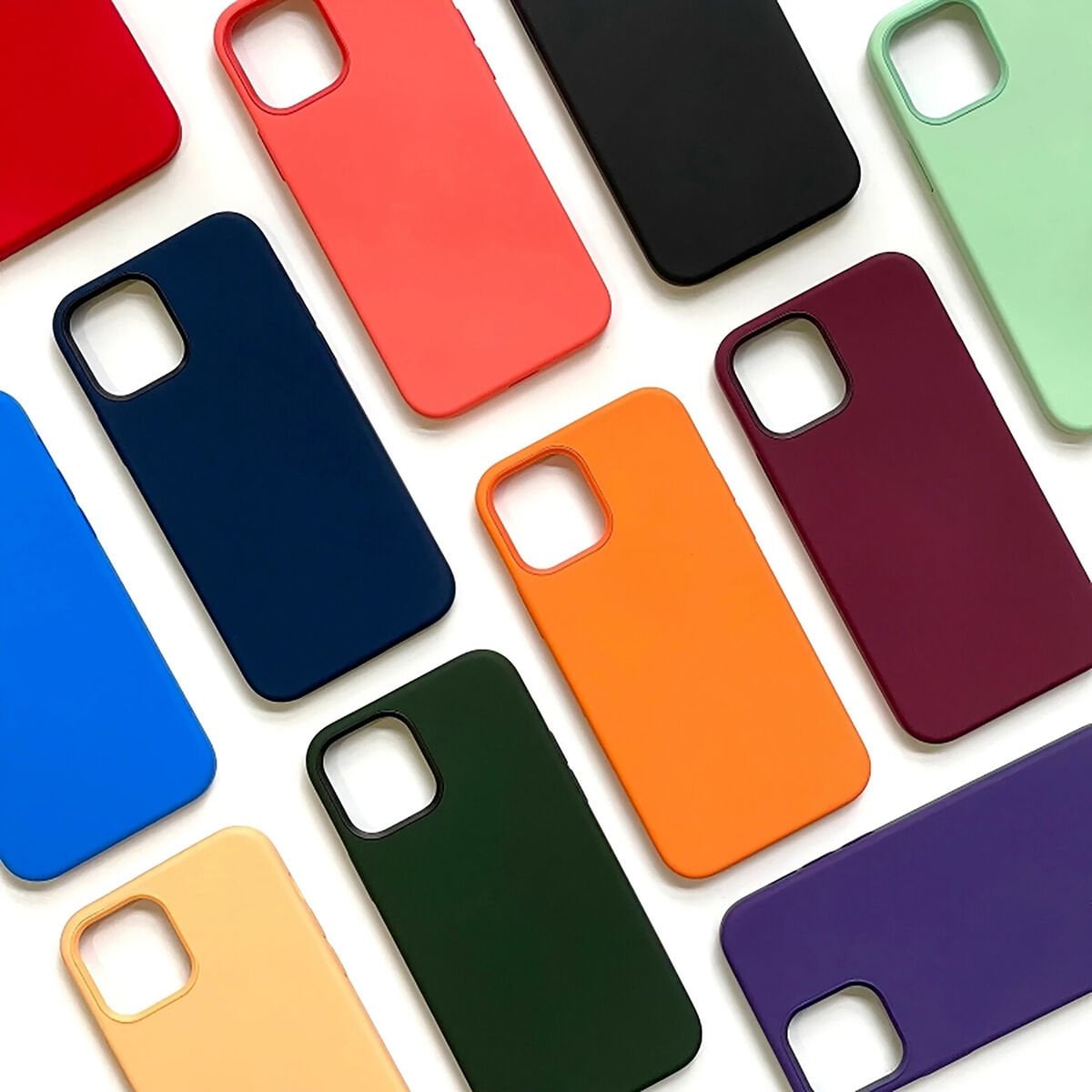 Apple iPhone 12 Pro Max - Θήκες Σιλικόνης Mobicase Σετ 5 Χρωμάτων