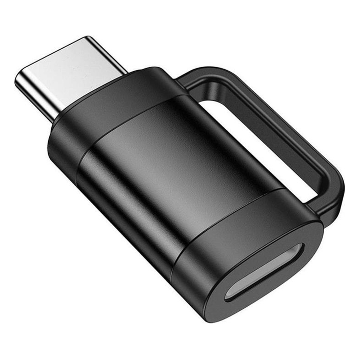 Adapter OTG USB C to Lightning Hoco 3A UA31E black
