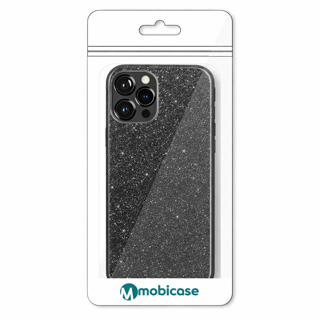 Θήκη Glitter 3in1 TPU Sparkle για το Samsung A57 Μαύρο χρώμα - Image 2