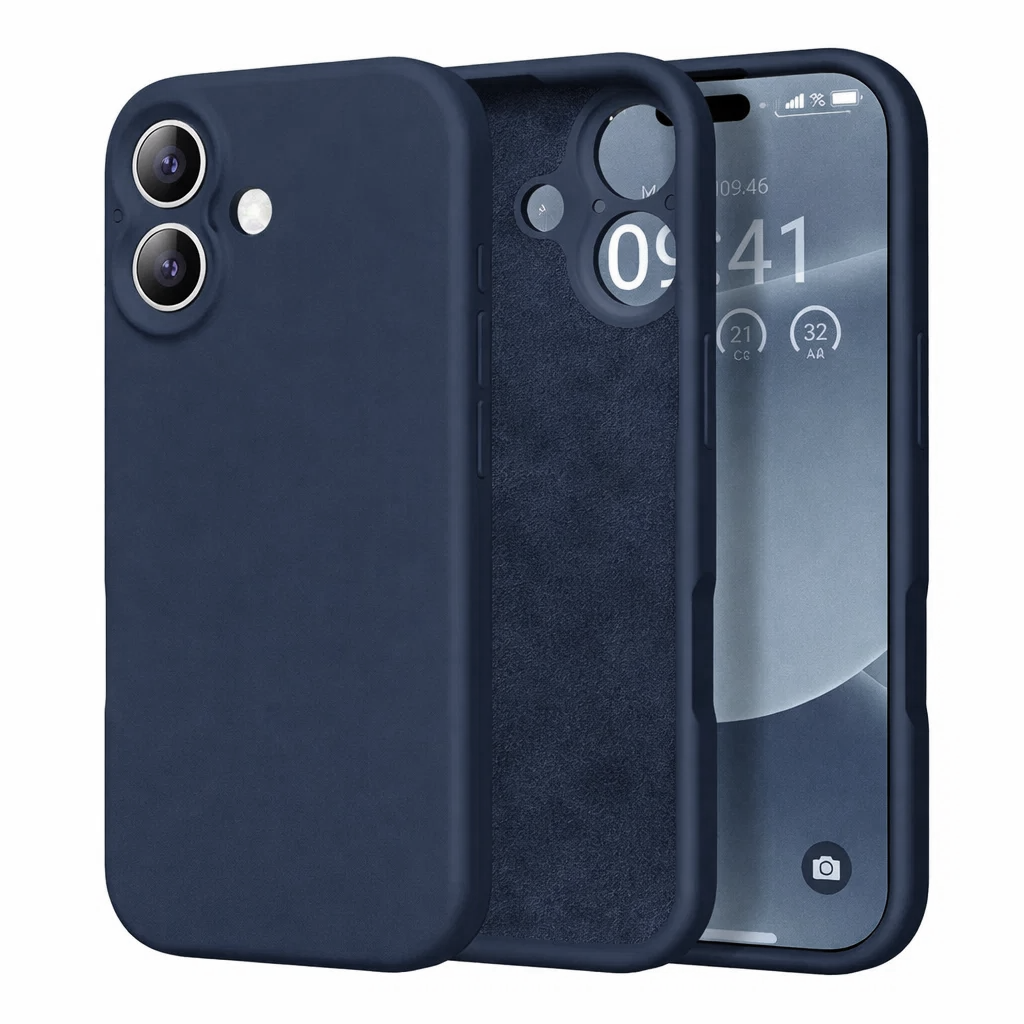 Θήκη Σιλικόνης MobiCase για Samsung Galaxy A56 5G Μπλε Σκούρο 2mm Soft Matte