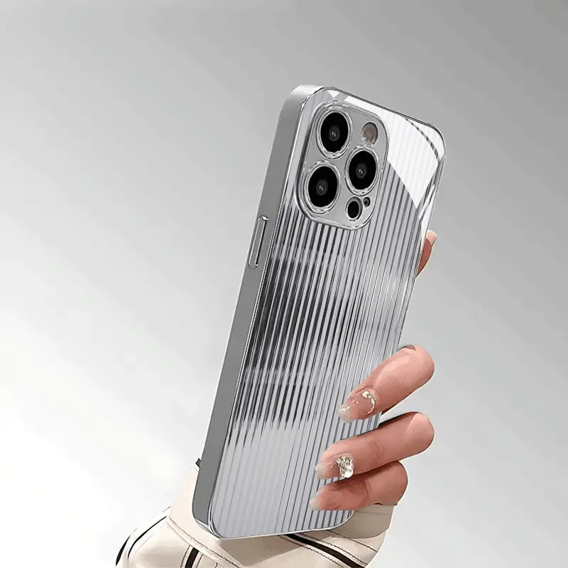 Θήκη Σιλικόνης για iPhone 11 Metallic Glow – Μαύρο με Εφέ Λάμψης - Image 6