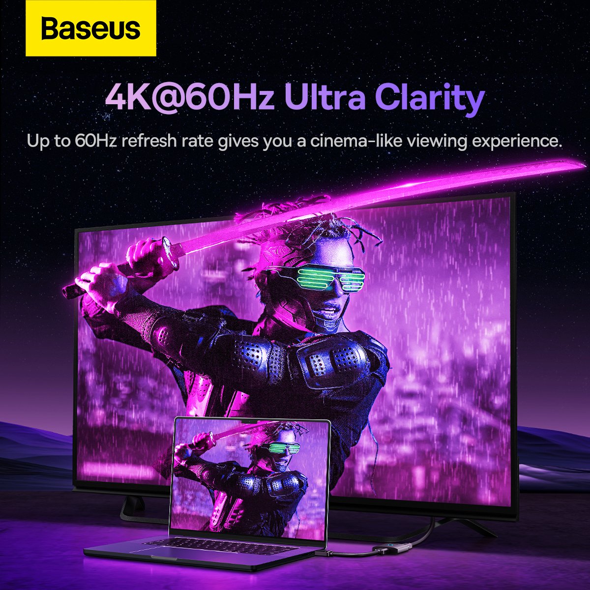 Baseus bidirectional HDMI switch AirJoy 2in1 - Image 8