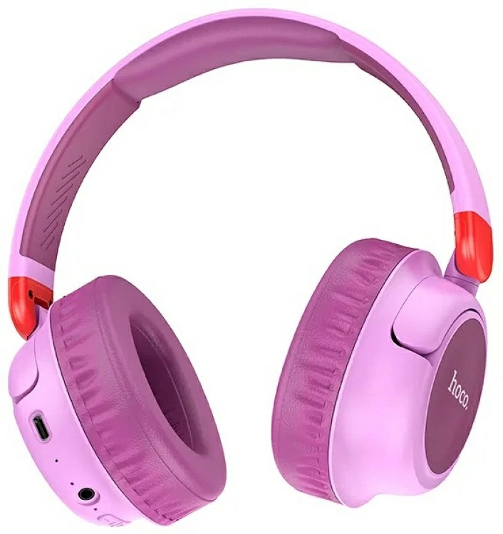 Hoco W43 Ασύρματα Bluetooth Ακουστικά Κεφαλής Μωβ - Image 8