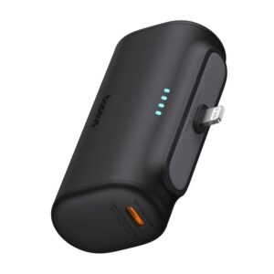 BASEUS Power Bank 5000mAh 20W Lightning + USB-C Μαύρο – P10068307113-00