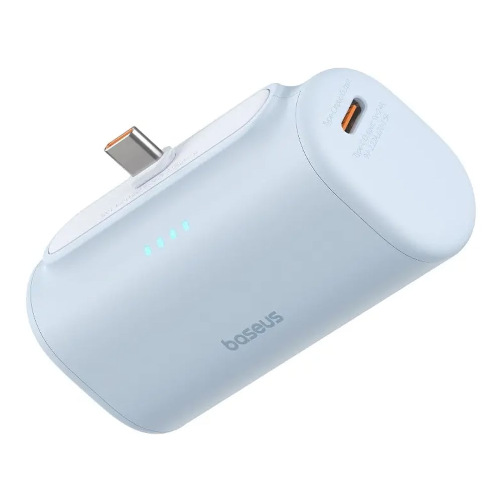 BASEUS Power Bank 5000mAh 20W USB-C + USB-C blue – P10068306313-00 - Image 4