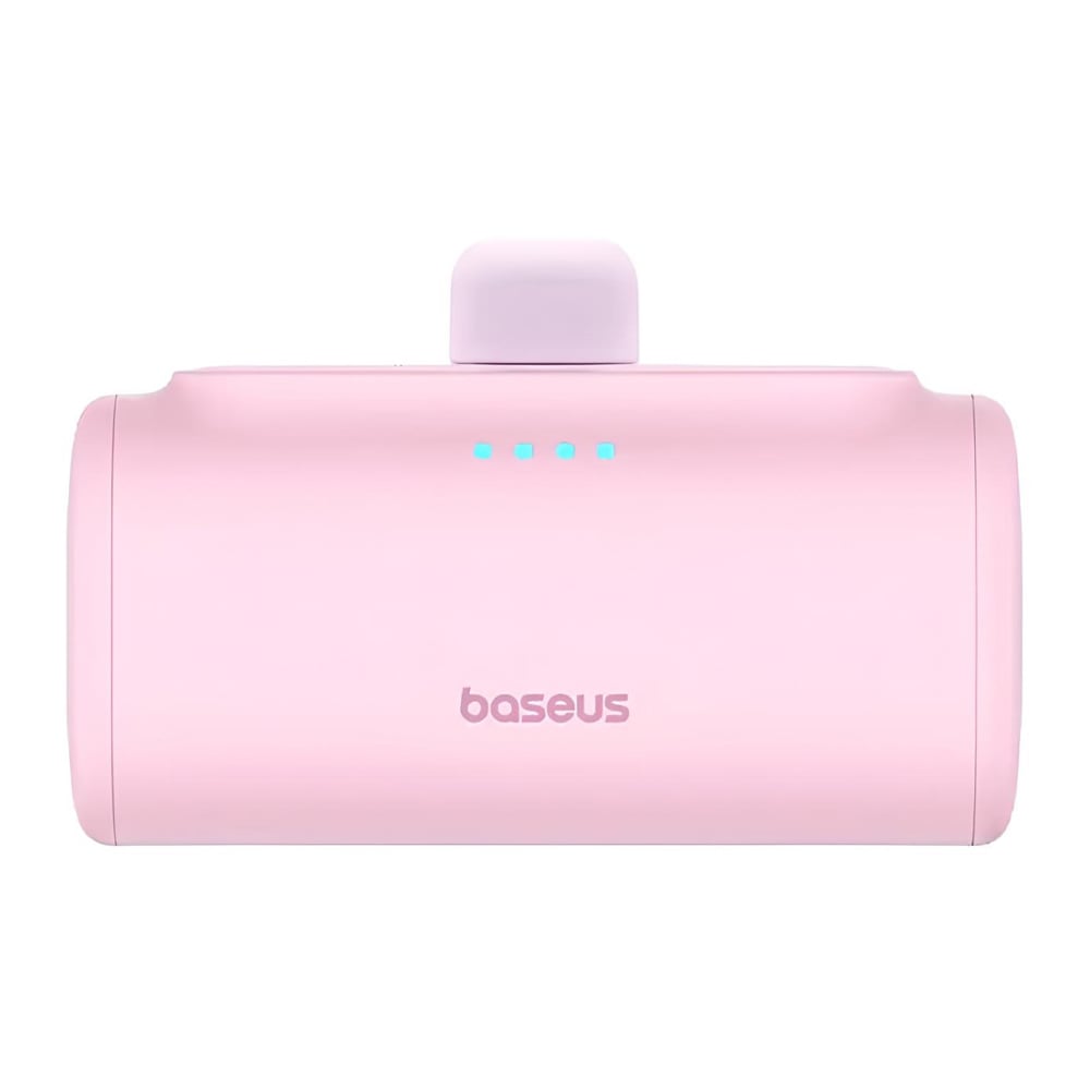 BASEUS Power Bank 5000mAh 20W Lightning + USB-C ροζ – P10068307413-00 - Image 5