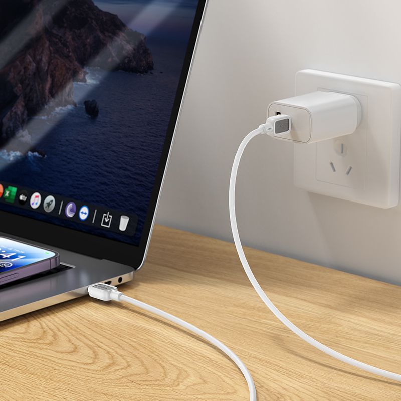 Καλώδιο USB-C σε USB-C Hoco 3A 60W 1m X108 λευκό - Image 5