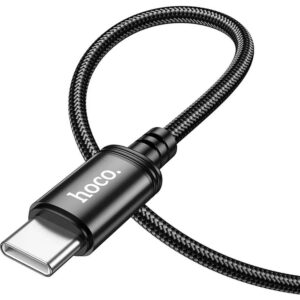Hoco X89 καλώδιο Type C σε Type C 3A 60W 1m μαύρο
