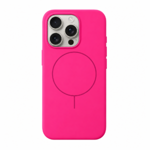 Θήκη Soft Touch Mag Case Magnetic 1,5mm MobiCase για iPhone 15 Pro Max Φούξ