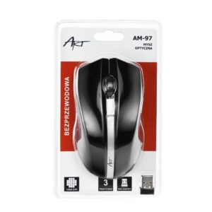 ART ασύρματο ποντίκι υπολογιστή 2,4G 1000 dpi AM-97 μαύρο