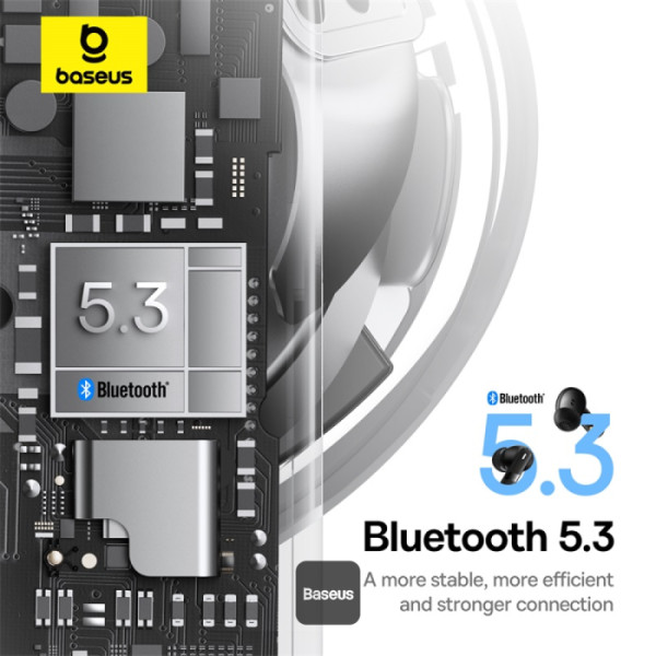 BASEUS Bluetooth HF Bowie E20 TWS + 2 ENC Mics black – A00069700113-00 - Image 6