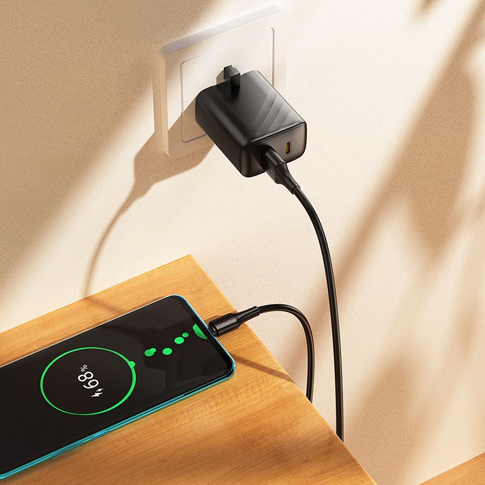 Καλώδιο USB-A σε USB-C Hoco 3A 1m X120 μαύρο - Image 6