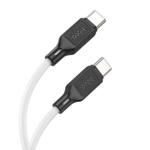 Hoco X90 καλώδιο Type C σε Type C 3A 60W 1m λευκό