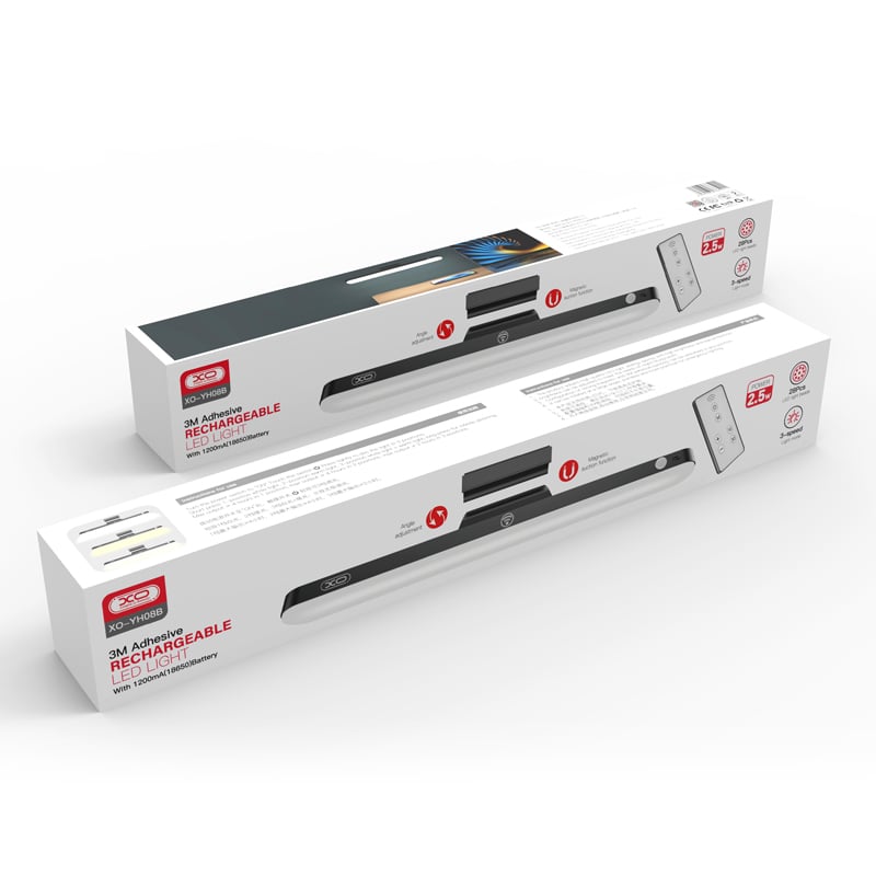 XO LED μαγνητική λάμπα YH08B 1200mAh μαύρη με τηλεχειριστήριο - Image 2