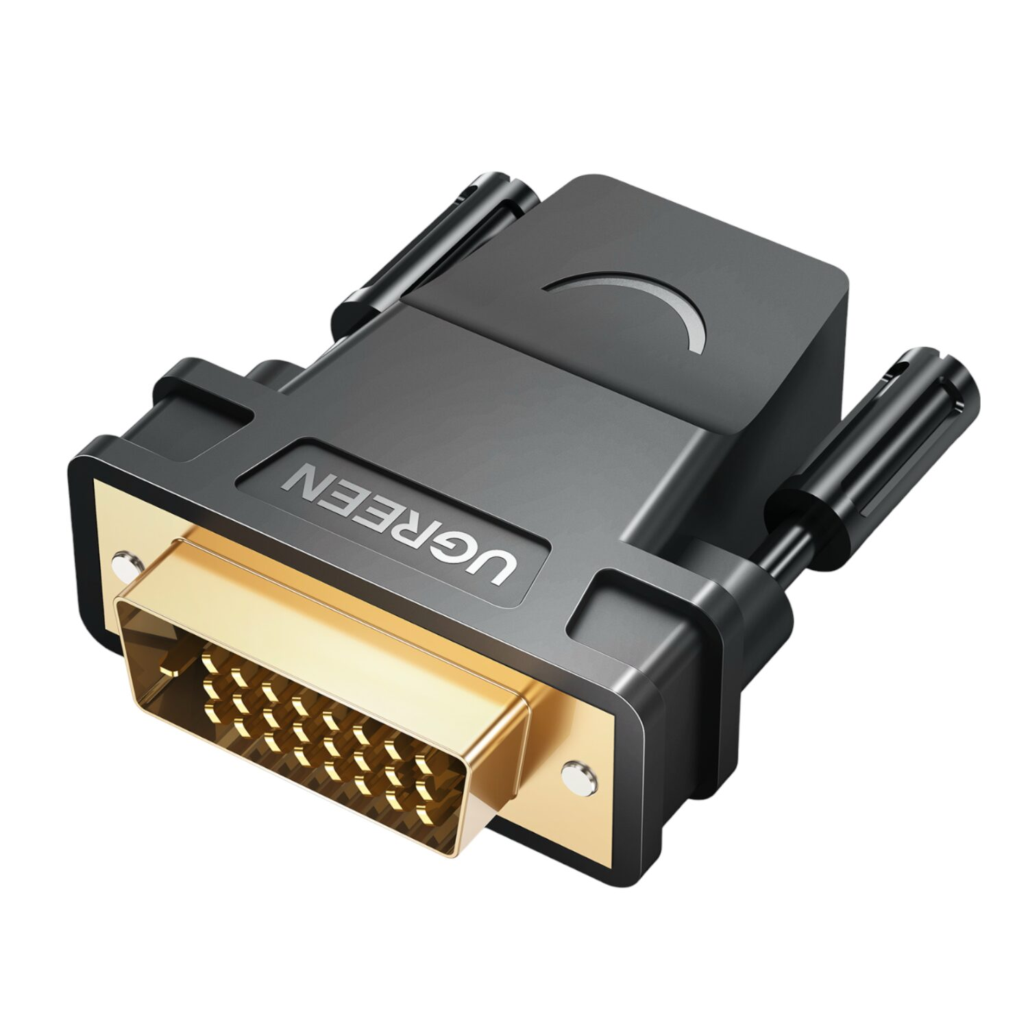 UGREEN Adapter από DVI αρσενικό σε HDMI θηλυκό μαύρο – CM326 / 20124 - Image 3