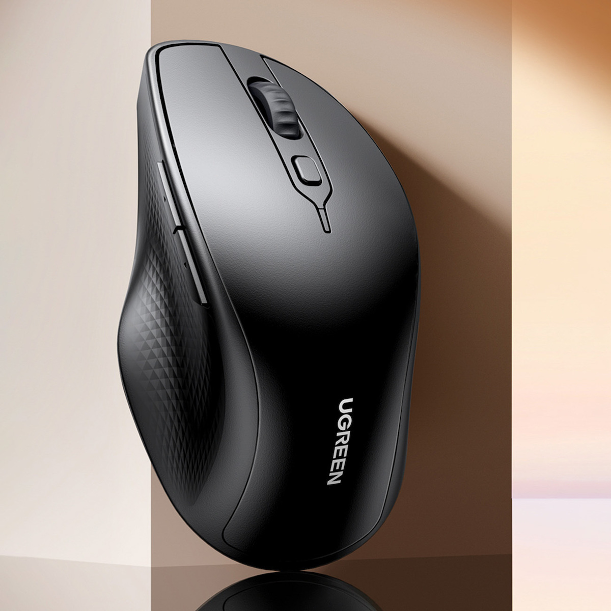 Wireless Mouse UGREEN MU101, 4000DPI, BT / USB Receiver, Μαύρο - Image 6