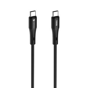 Καλώδιο USB C to USB C Forcell F-Energy QC4.0 PD 5A 100W Silicone 1m C347 μαύρο