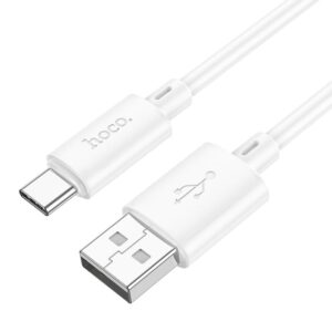 Hoco X88 Καλώδιο USB A σε USB C 3A 1m Λευκό