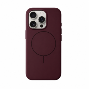 Θήκη Soft Touch Mag Case Magnetic 1,5mm MobiCase για iPhone 15 Pro Max Μπορντό