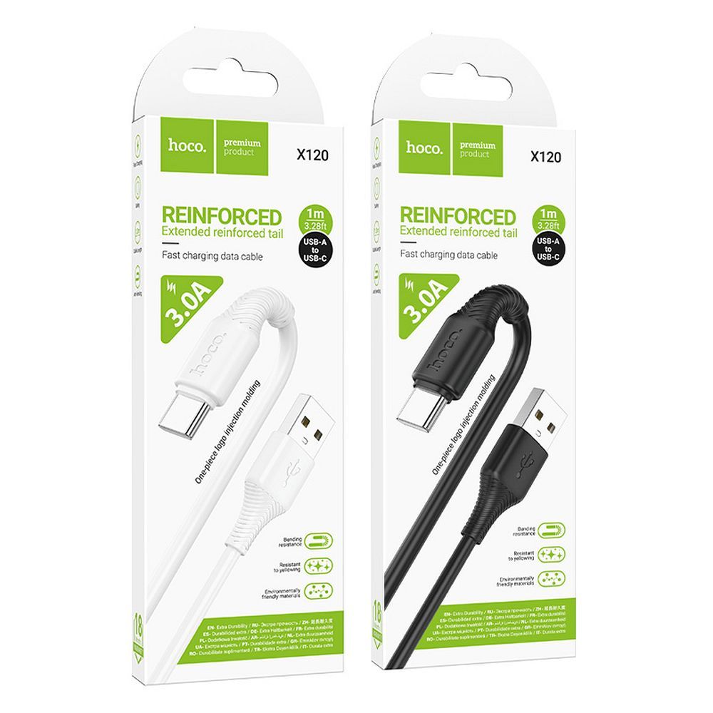 Καλώδιο USB-A σε USB-C Hoco 3A 1m X120 μαύρο - Image 7