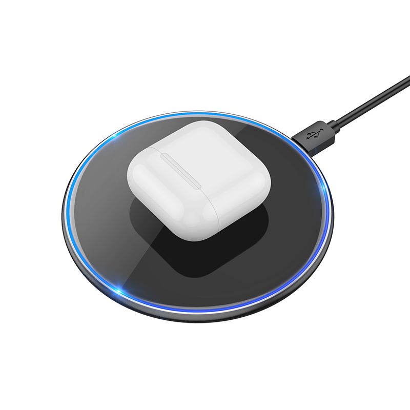 Wireless charger Hoco 2A 15W with light CW6 PRO black - Image 3
