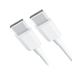 XO Nb-q189b USB 2.0 Καλώδιο USB-C male – USB-C 60W Λευκό 2m (Bulk)