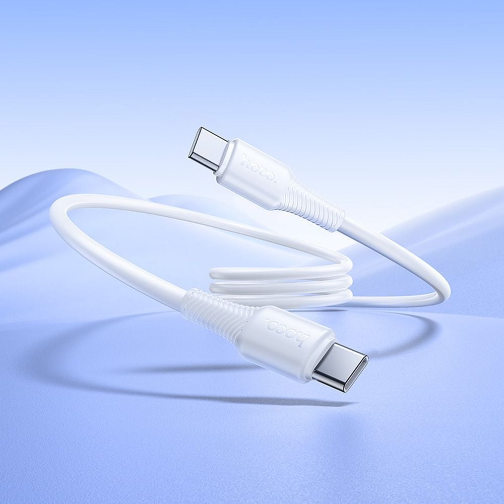 Καλώδιο USB-C to USB-C Hoco 3A 60W 1m X120 λευκό - Image 3