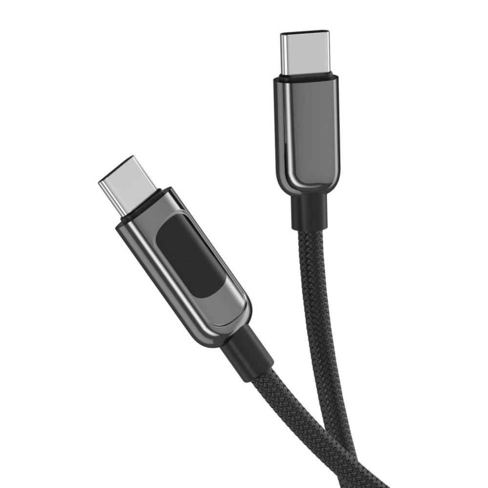 XO Cable Type-C – Type-C, 1m, 60W, NB-Q203B black - Image 3